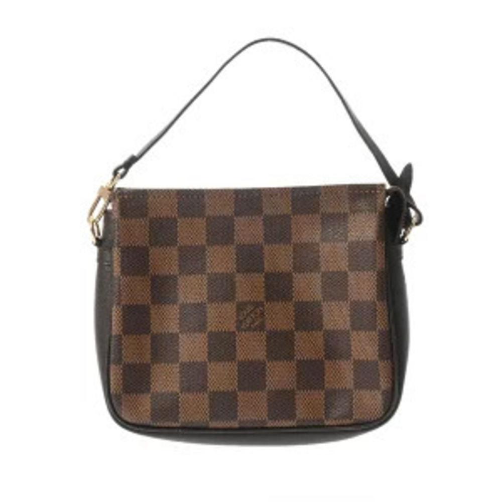Louis Vuitton Damier Trousse Makeup Brown Canvas Accessory Pouch
